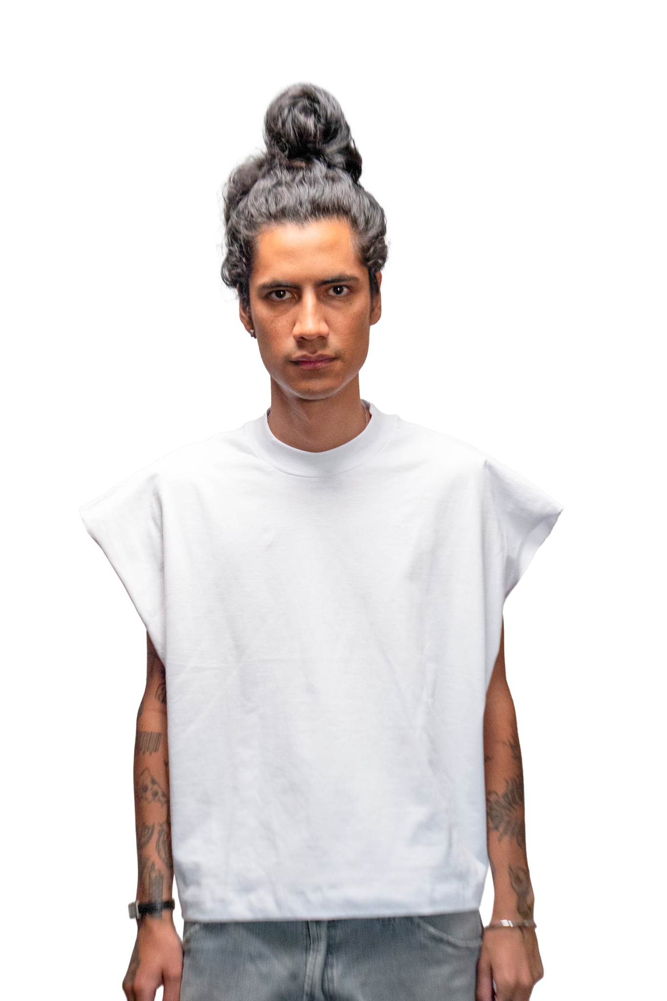 Regata Machão Over Boxy (Branco)